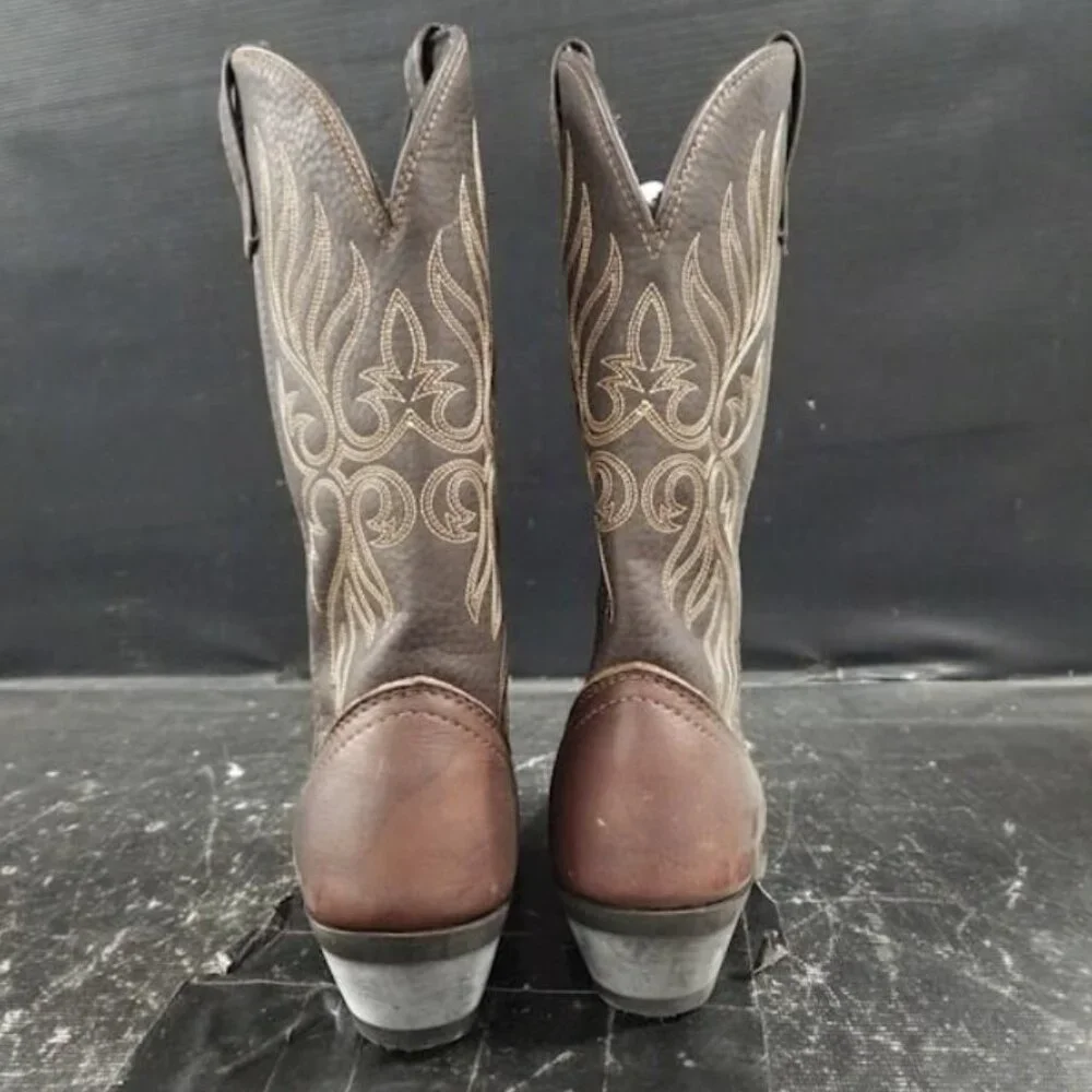 Laredo Womens Kelli 5752 Brown Embroidered Cowgirl Western Boot Size US 7W - Picture 5 of 10